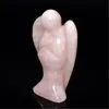 Aicsrad Angel Crystal Ornament Sandstone Artificial Stone Jade Carving Healing Gemstone Mascot Good Lucky Angel Figurine Decor C192485