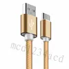 2a 1m 1,5 m 2m 3m legering Nylon flätad tyg USB -typ C -mikrokablar för Samsung S6 S7 S8 S9 S10 Obs 8 9 10 HTC