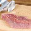 Pentola per bistecca in lega di alluminio con martello per carne