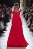 2020 Elie Saab Avondjurken van de schouder Een lijnplooien Elegante prom dress designer op maat gemaakte gewaden de soirée