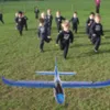 DIY Kids Toys Lain Lain Thrish Thround Lethplane Lay Lain Helicopters Flying Planes Модельная игрушка самолета для детей на открытом воздухе Game7058088