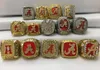 14 STÜCKE Alabama Crimson Roll Flut National American Football Championship ring Set Souvenir Männer Fan Geschenk 2019 Großhandel Drop Shipping