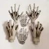 ハロウィーンスケルトンの手の魔女の手魔女の棒のお化けの家の装飾ハロウィーンホラー小道具の装飾2pcs /ロットRRA1637