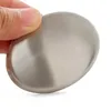 62X42mm Oval Shape Stainless Steel Soap Magic Eliminating Odor Smell Cleaning Kitchen Bar Hand Chef Odour Remover Small Size7400166