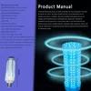 교차하는 국경 LED 살균 옥수수 UVC 램프 uv 살균 램프 진드기 오존 방 원격 제어 살균 램프 123