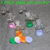 Smoking Reclaim Glass Ashcatcher Adapters 14mm 18mm 45 90 Avec Domeless Quartz Nails Ash Catcher Adapter Pour Glass Bongs Dab Rigs