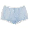 Boxer en filet en Tulle C-thru pour hommes, short G4229, transparent, tendance