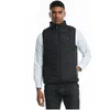 USB Veste chauffante hommes femmes hiver extérieur gilet chauffant + taille hommes vers le bas coton randonnée gilet manteau imperméable chaud Veste Chauffante