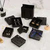 DDisplay Wandering Earth Black Jewelry Box Forever Lovers Ring Case Planetary Chart Jewelry Necklace box Outer Space Bracelet315s