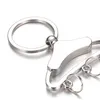 Модная одежда вешалка для брелок металлическая цепа брелок ключ ключ подвесной подставку для женщин мужские ключевые цепочки