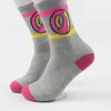 Erkek Çorap Moda Pamuk Garip Gelecek Donut Şekli Kaykay Socken Hip-Hop Spor Ayak Kapağı Donut Sock 8 Renkler Chaussettes Hommes