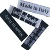 100 stks / partij Made in Frankrijk / Italië Oorsprong Labels voor Kleding Kledingstuk Handgemaakte Tags voor Kleding Naaiende kennisgeving Naaien Label