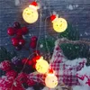 Christmas Decorations 3M Snowman Led Old Man Lantern Outdoor Decoration Light String Party Venue Supplies1