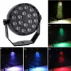 Grossist gratis frakt 18Par RGB fjärrkontroll Stage Light Party Decoration Party Supplies