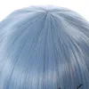 合成WIGS L-EメールWIG REM COSPLAY RE：別の世界でのゼロの出発寿命ブルーBOBO短耐熱髪