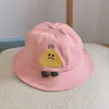 15459 Nya Baby Cartoon Kepsar Kids Bucket Hat Boys Flickor Sunhat Barn Sun Hat Caps