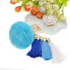 Plush Ball Keychain Tassel Pendant Girl Lady Söt barnlig Mode Tillbehör