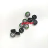 10pcs 11mm Taiwan Kamui Pool Snooker tips in M MH Latest black with green circle design cue stick tips Billiards acc2885