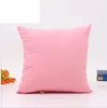 クッションカバー45x45cm S純粋な色の正方形の枕カバーの家の椅子のソファーオフィスの寝室の装飾現代の11スタイルの枕カバー送料無料