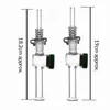 Wasserpfeifen 10 mm 14 mm Nector Collector Kit Dab Straw Tips mit Silikonbehälter für Glaswasserbongs, Rohre, Bohrinseln