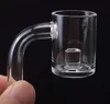 Nowy 4mm Gruby dolny kwarcowy banger do paznokci rdzenia reaktora Grail paznokci mężczyzna kobieta 10/14 / 18mm do glass