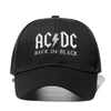 ACDC Embroidery Baseball Cap Rock Fashion Hip Hop Cap Men Snapback Hat Embroidery Letter Casual DJ ROCK Dad Hat5045836