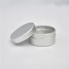 400 X 10g Natur Aluminium Sahne Dosen 10 ml Leere Probe Kosmetische Creme Container Aluminium Zinn Solide Parfüm Flasche Glas Großhandel