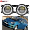 2 sztuk / para (lewy + w prawo) anioł oko stylizacji mgły lampy przeciwmgielne LED do Citroen C4 Grand Picasso UA_ MPV 2006-2012