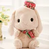 Dorimytrader kawaii lop lapin poupée en peluche gros lapin blanc poupée oreiller fille cadeau d'anniversaire mariage déco 65 cm 26 pouces DY50537