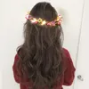 20 ピース/ホットカラフルなクリスマスパーティー光る花輪ハロウィンクラウンフラワーヘッドバンド女性女の子 LED ライトアップヘアリースヘアバンド花輪