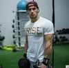 Nowy Designer Męski Workout Ubrania Wzrost Drukowane Gyms T Koszulki Męskie Krótki Rękaw Koszulka Mięśni Gyms Fitness Odzież Bodybuilding Topy