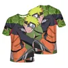 Fashion 3D T Shirts Skriv ut Djur Mäns Kvinnor Tshirt Anime Short Sleeve Tees O-Neck Tops Cartoon Tshirt 126