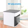 Mini Portable USB Air Conditioner 3 Speeds Humidifier Purifier with LED Light Air Cooler Cooling Fan For Home Office7482120