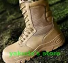 Top leather high Gang steel head anti pressure military boots anti puncture tactical boots wear resistant combat training Sneaker yakuda local online store