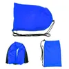 Ljus sovsäck Vattentät uppblåsbara Lazy Bag Sofa Luft Camping Sovsäckar Vuxen Strand Lounge Stol Fast Folding