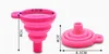 Silicone Funnel plegable Mini Silicona Embudo de estilo plegable Los embudos portátiles portátiles se colgaron la herramienta de cocina ST5604780873