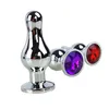 Seks stalowy stal nierdzewna wtyczka Anal Massager P-Spot stymulacja odbyt stymulacji unisex a898