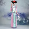 6 Stile, Oberweite 100 cm, China Qing-Dynastie, Prinzessin Mandschu-Hofkostüm, Flaggenkopf, königliche Damenkleidung, Mandschu-Hofkostüm
