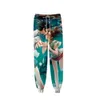 Anime Spirited Away No Face Man 3D Joggers Pants Män Kvinnor Roliga tecknade Sweatpants Sport Hip Hop Trousers260V