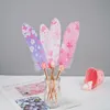 새로운 벚꽃 깃털 블랙 코어 중립 펜 크리 에이 티브 플러시 귀여운 펜 편지지 학생 축제 선물