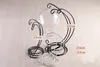 50pcs H23cm Ornament Display Stand Iron Hanging Rack Holder For Hanging Glass Globe Air Plant Terrarium Witch Ball Wedding Home Decor