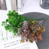 7 vork 28 hoofd succulente kunstmatige herfstbladeren Guanyin lotusgras DIY bruiloft decoratie plant nep bloem kunstplanten4095311