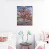 Hem Dekoration Canvas Oljemålningar Landskap Rosa Persika Träd i Blossom By Vincent Van Gogh Picture Art for Dinning Room Bedroom Wall Decor No ram handgjorda