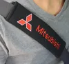 Car Stickers Seat belt Shoulder Pads cover case for Mitsubishi Badges auto accessories Car-styling