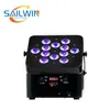 Nova chegada melhor fase de venda 12pcs luz 18w 6in1 RGBAW UV a pilhas controle sem fio IR DMX-se luz LED PAR para festa de casamento