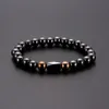 bracelet en hématite magnétique noir thérapie Bracelets pour hommes sains bijoux femmes bracelets bracelets manchette bijoux de mode 320288