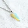 Brand Arrow Pendant Necklace Amethyst Crystal Blue Turquoise Gemstone Natural Stone Fashion Charm Jewelry for Women Men Birthday Party Gifts