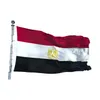 3x5 150x90cm Custom Egypt Flag Hanging Advertising Usage 100% Polyester for Outdoor Indoor Usage, Drop shipping