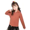 12555 Autumn Winter Baby Kids Sweater Coat Cartoon Deer Hooded Cardigan Knitted Sweaters Children Girls Boys Knitwears Coats