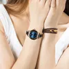 Sunkta Fashion Womenを見るRose Gold Ladies Bracelet Watches Reloj Mujer 2019年Newクリエイティブ防水クォーツ時計CJ191116